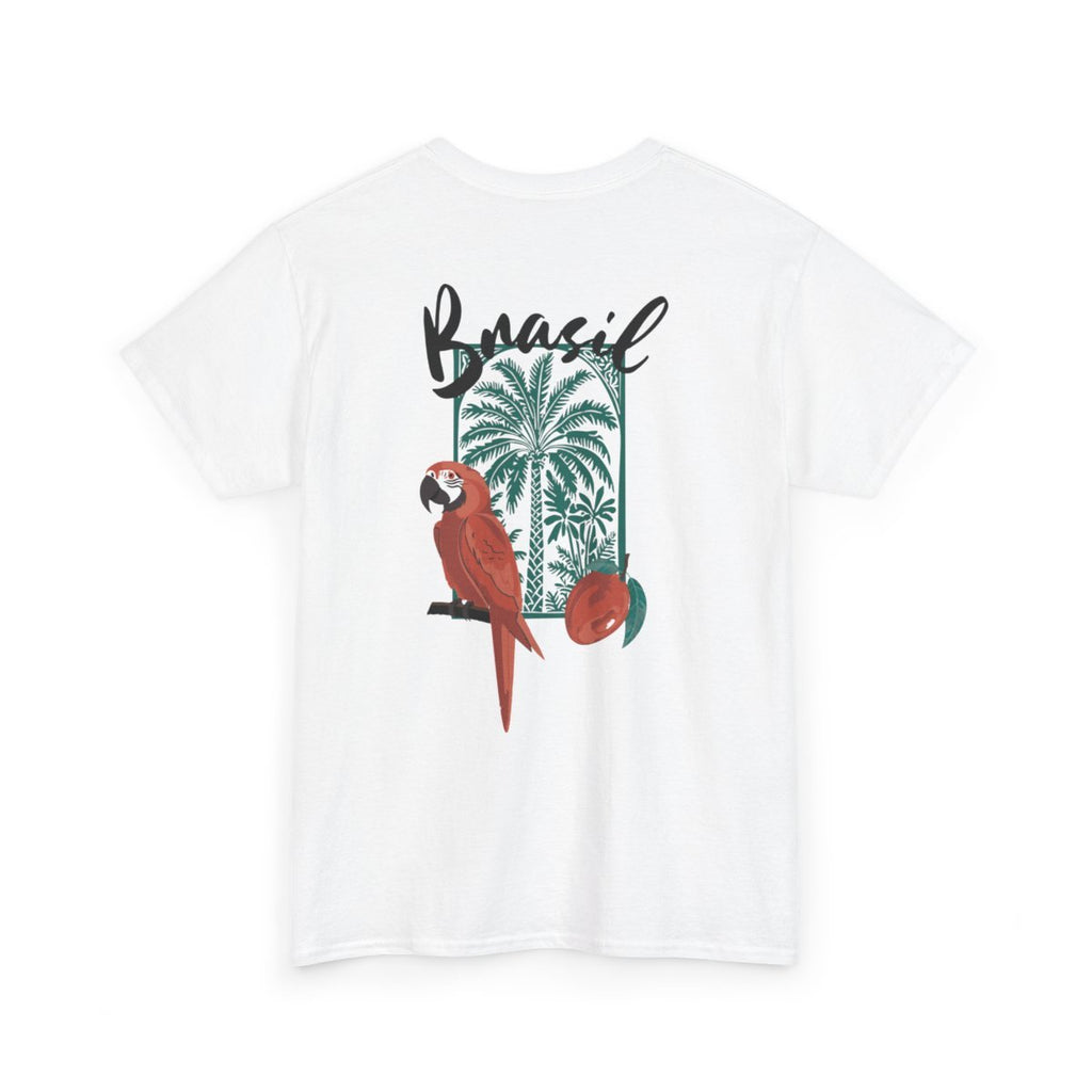 Tropical Brazil T-Shirt with Parrot