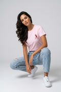 Colorful Tropical Brazil T-Shirt from SABRYCloth.Studio featuring vibrant parrot and tropical bird print on soft fabric.